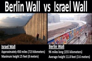 Berlin Wall vs Israeli Wall