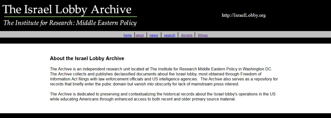 Israeli Lobby Archives