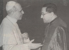Pius XII and Siri circa 1957